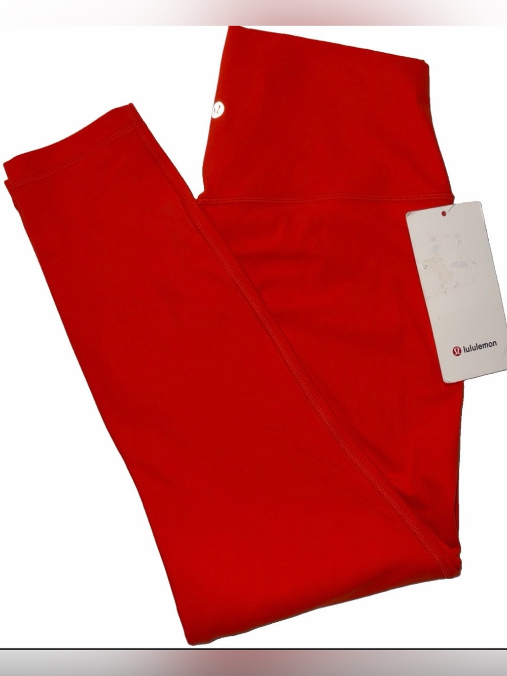 NWT LULULEMON SIZE 10 ALIGN HIGH RISE 25” PANT AUTHENTIC SOLAR ORANGE $98 MSRP
